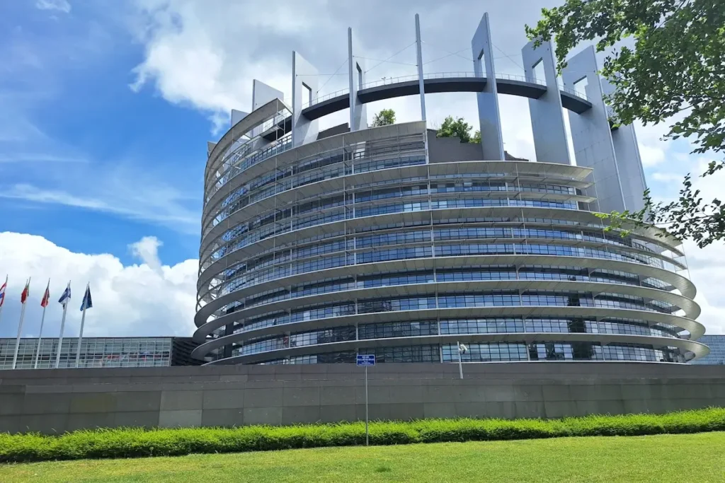 Building of European Parliament in Strasbourg
